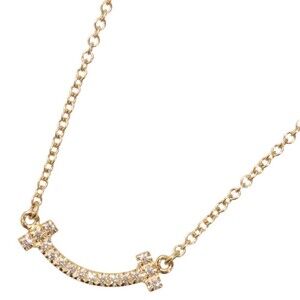 TIFFANY Smile Pendant Pink Gold Accessory